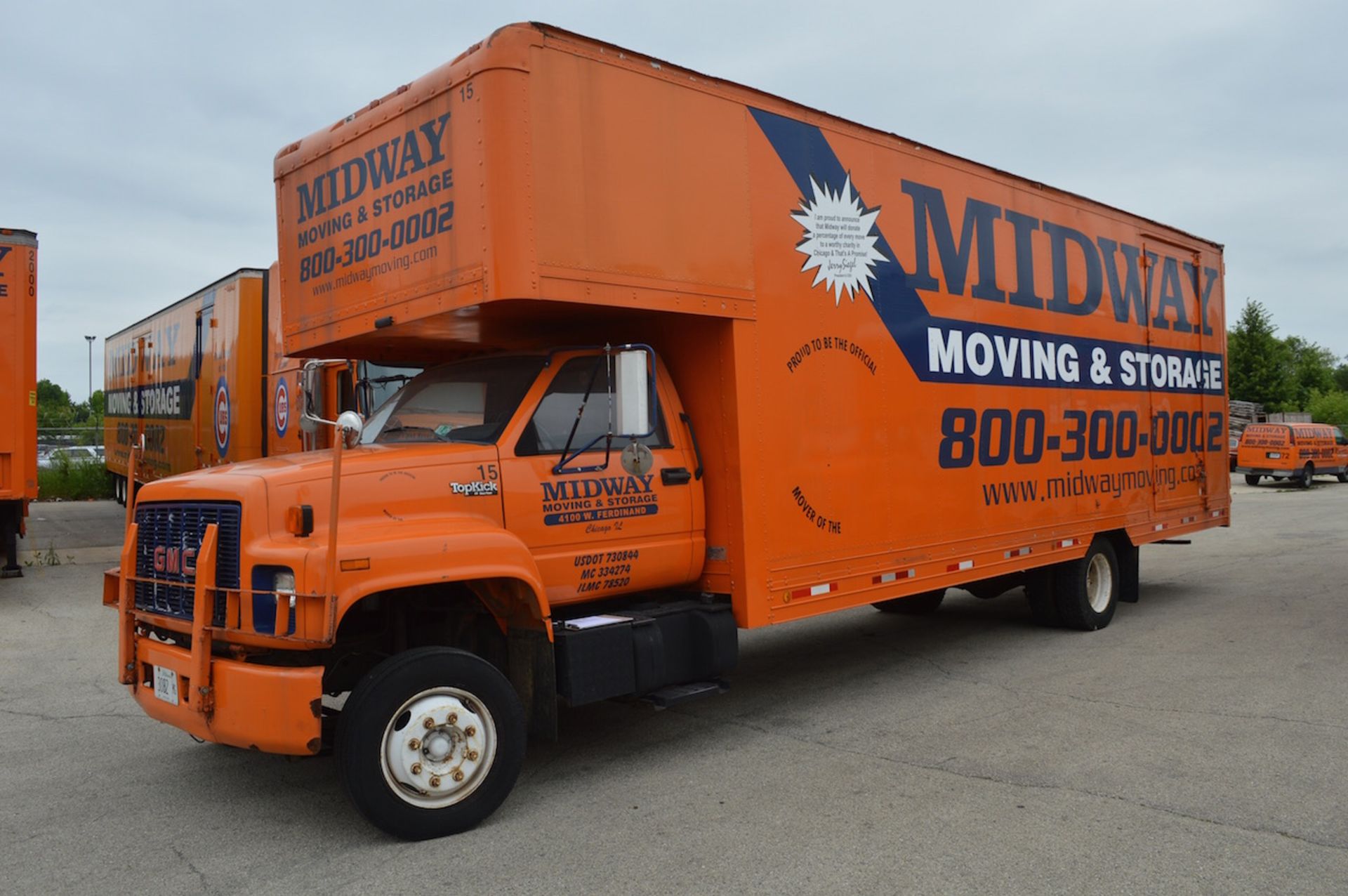 1992 GMC TOP KICK SINGLE AXLE DIESEL MOVING VAN: VIN NO. 1GDG6HIJ5NJ519643; 188,482 Miles; 6-Speed