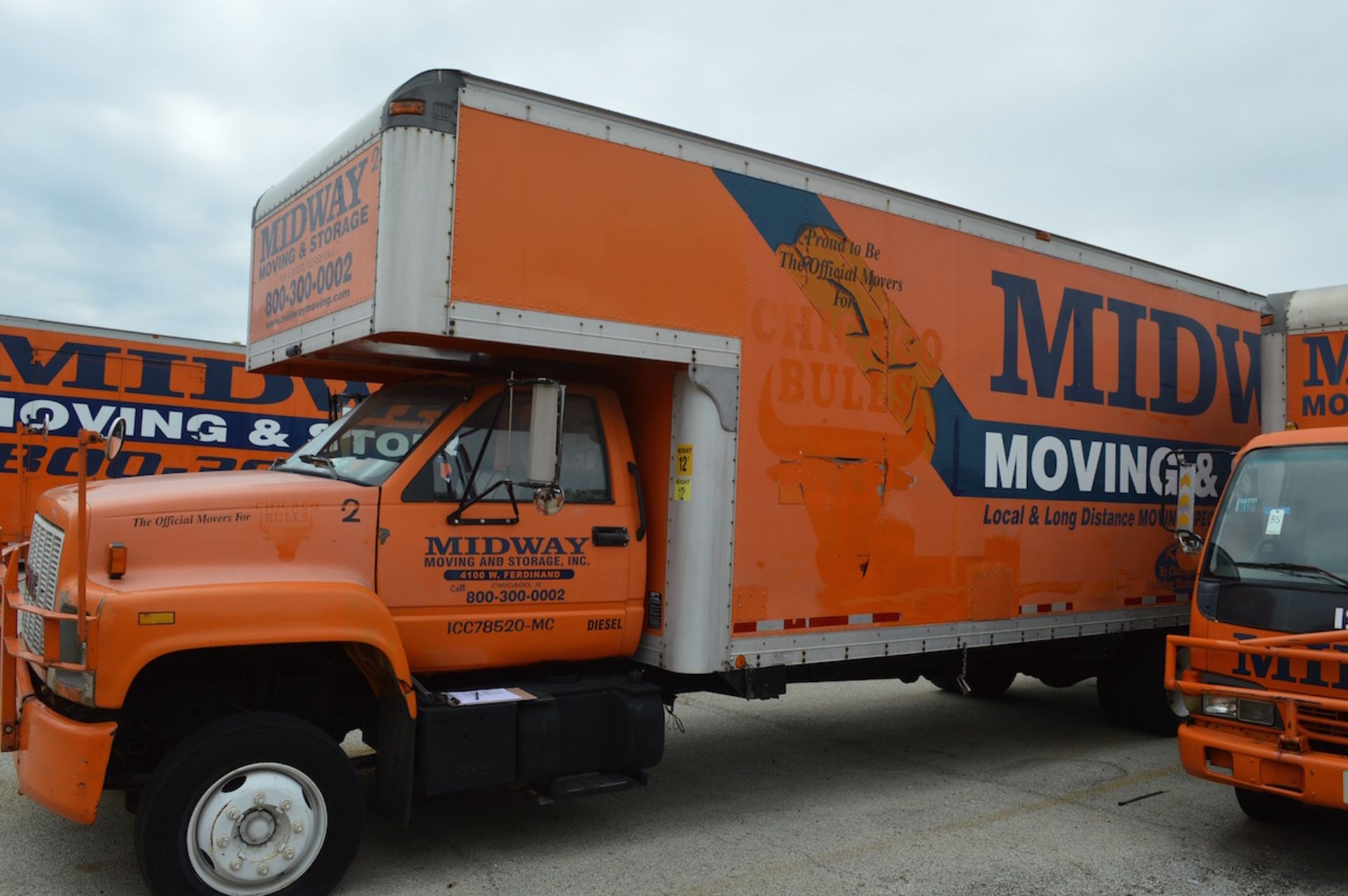 1991 GMC TOP KICK SINGLE AXLE DIESEL MOVING VAN: VIN NO. 1GDG6H1J2MJ510722; 159,138 Miles; 5-Speed