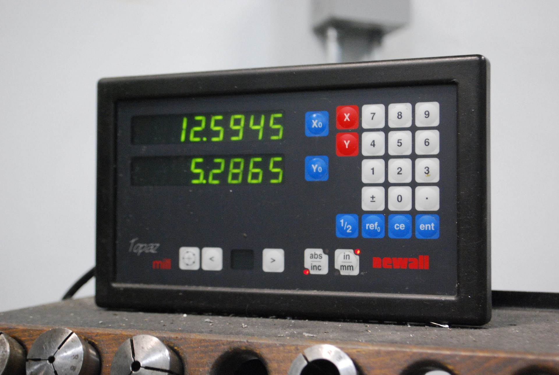 SUPERMAX 3 HP MODEL YCM-16VS KNEE TYPE VERTICAL MILLING MACHINE: S/N 06728 (1986); W/9" X 49" T-Slot - Image 8 of 8