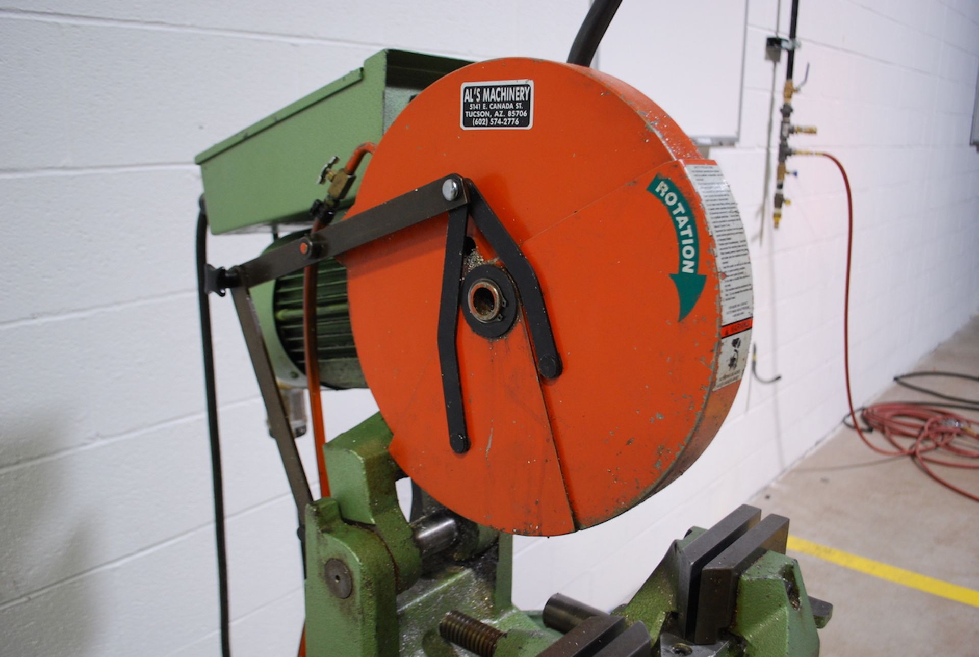 SCOTCHMAN 12" TYPE CPO-350HT COLD SAW: S/N 38390397; W/2.5/2 HP; Manual Clamping Fixture - Image 4 of 5