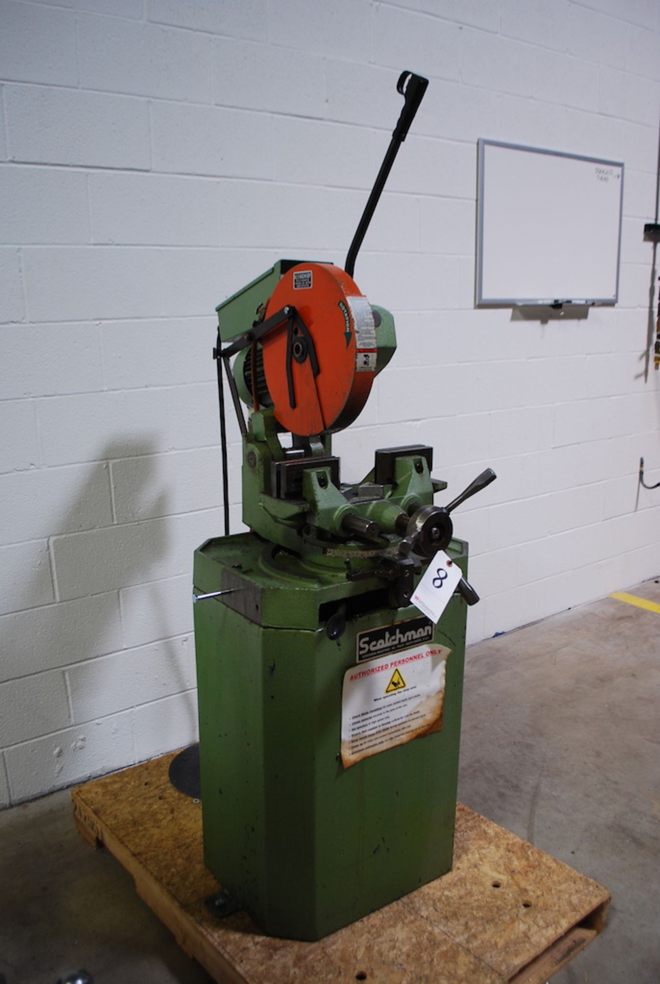 SCOTCHMAN 12" TYPE CPO-350HT COLD SAW: S/N 38390397; W/2.5/2 HP; Manual Clamping Fixture - Image 2 of 5