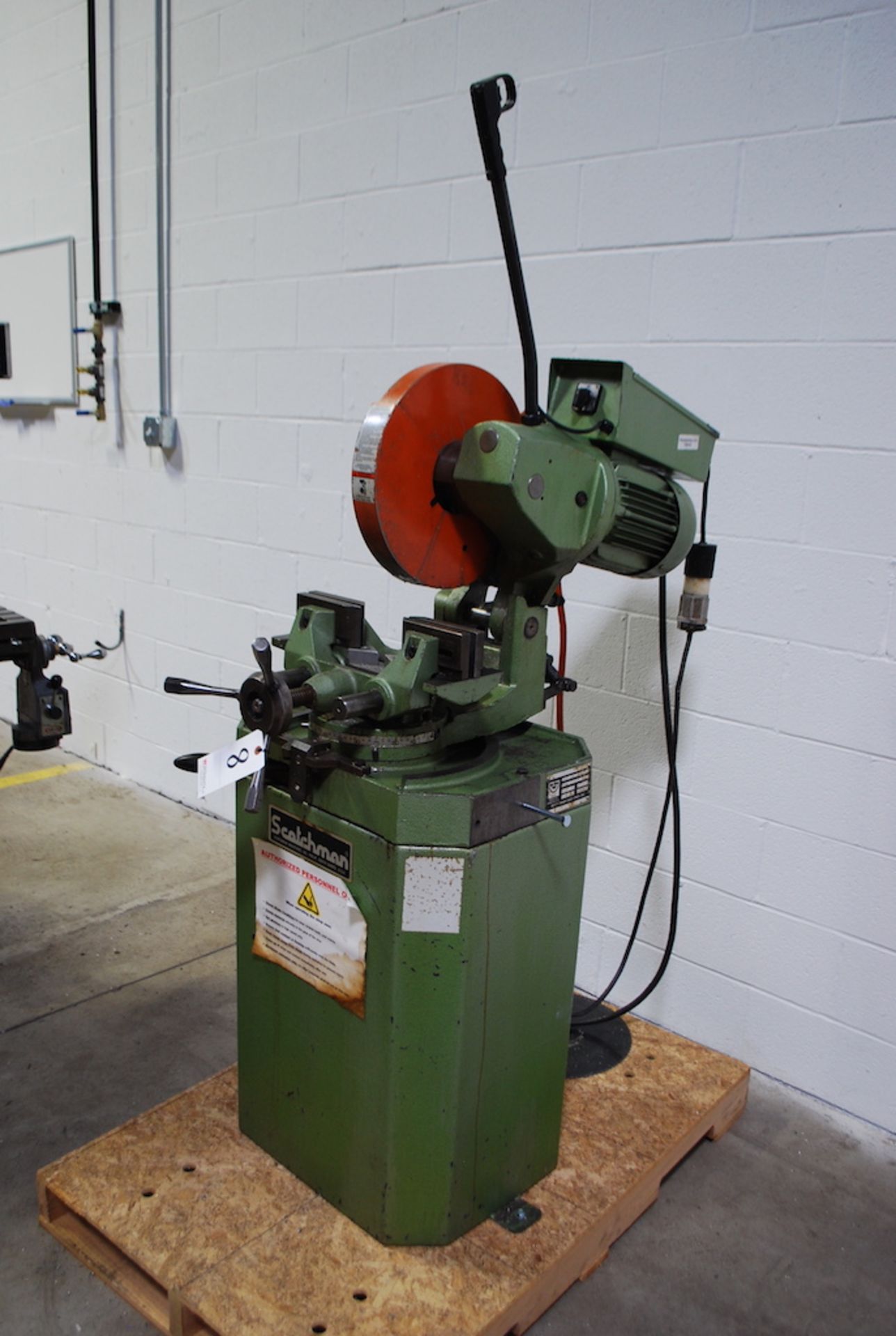 SCOTCHMAN 12" TYPE CPO-350HT COLD SAW: S/N 38390397; W/2.5/2 HP; Manual Clamping Fixture