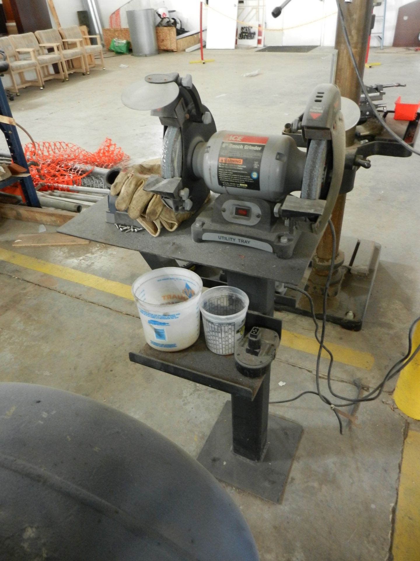 ACE 8" Double End Bench Grinder w/ Stand