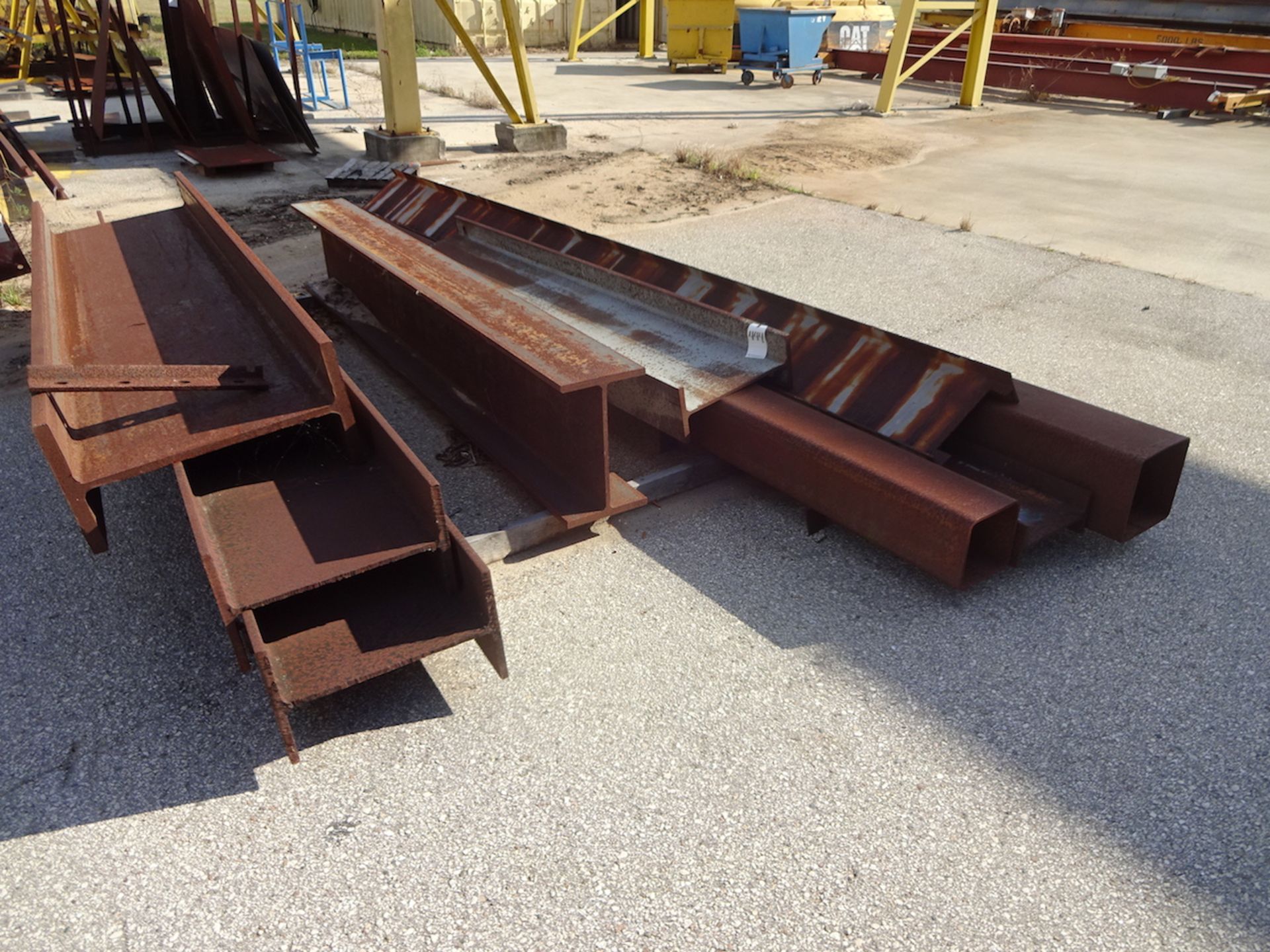 LOT: (7) SECTIONS ASSORTED LENGTH I BEAMS