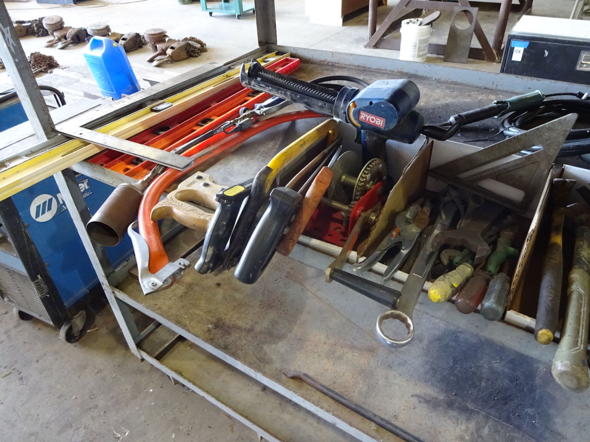 LOT: ASSORTED HAND TOOLS, INCLUDING: Levels; Hammers; Saws - Image 3 of 3