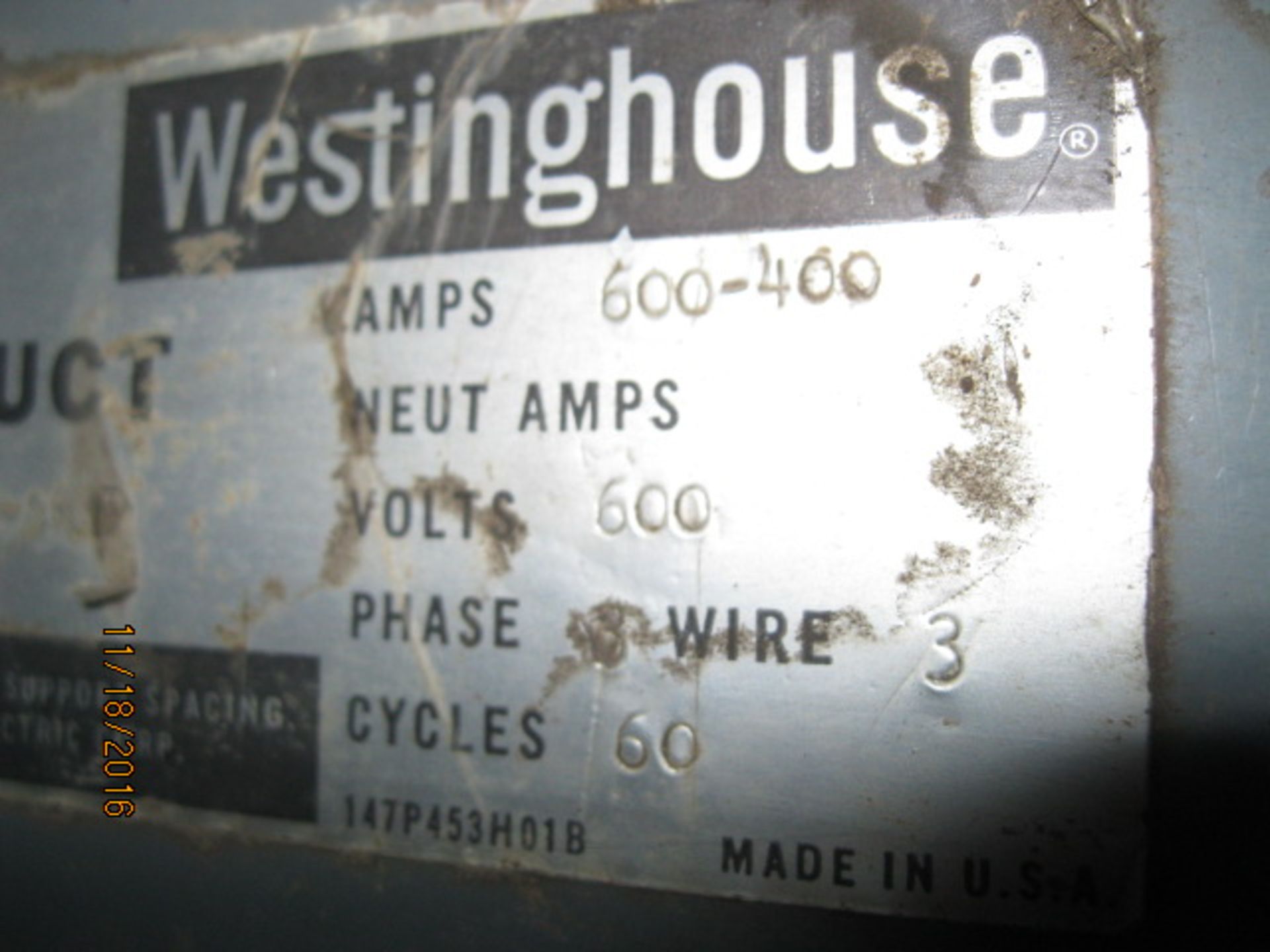 Westinghouse bus duct switch - Image 2 of 4