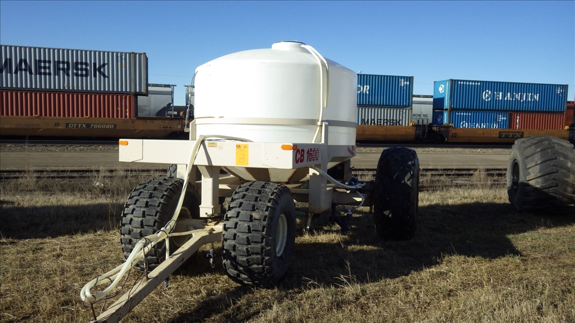 CB 1600 Pattison Liquid fertilizer systems cart with approx 1400 imp Gal tank 5.5 HP Honda GX 160