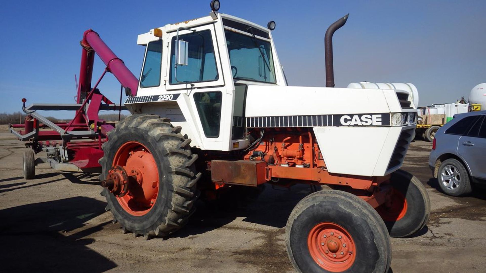 Case 2290 2 WD with single wheels tractor Vin# 12054253 showing 7086 Hrs, power shift, dual - Image 4 of 12