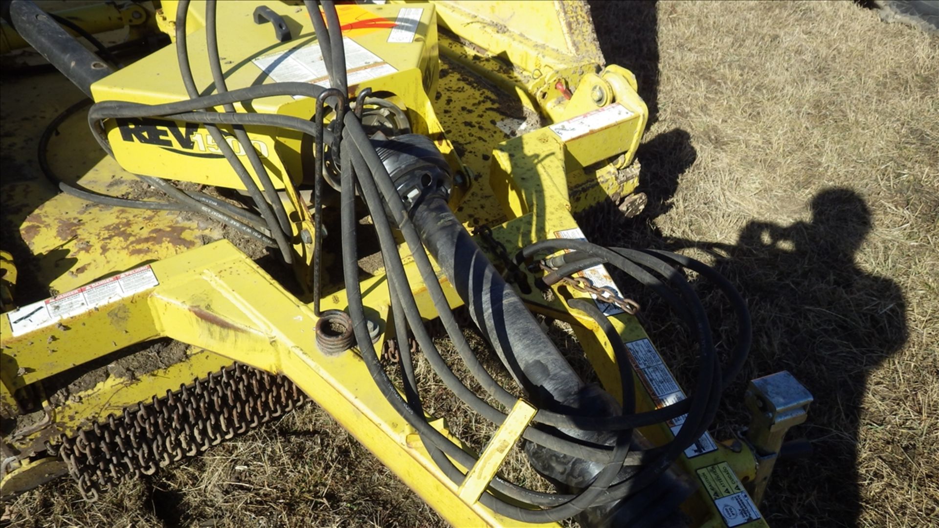 Degelman REV 1500 dual wing rotary mower approx width 15ft cutting width, PTO driven blades, - Image 12 of 12