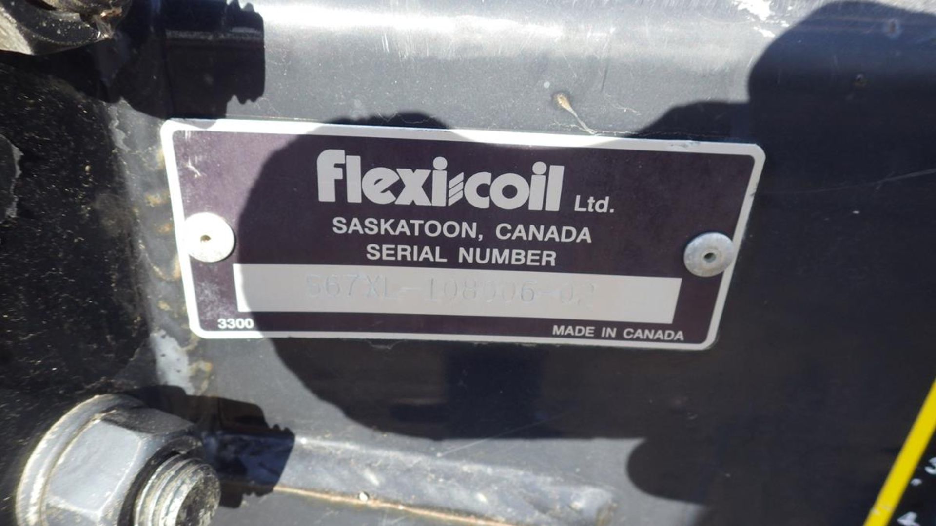 Flexi-Coil 67XL Sprayer Vin# 567XL-108006-02 tank is approx 1250 imp Gal, sprayer width is approx - Image 9 of 9