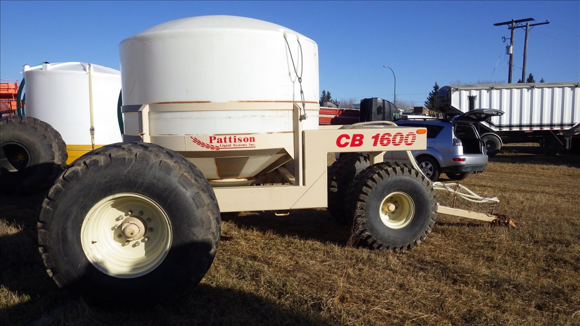 CB 1600 Pattison Liquid fertilizer systems cart with approx 1400 imp Gal tank 5.5 HP Honda GX 160 - Image 9 of 9