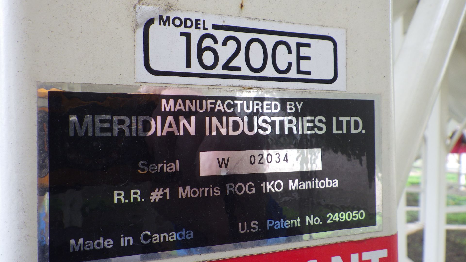 Meridian (Friesen) Grain Bin model 1620CE app 4000 bushel bin smoothskin epoxy lined serial #W02034 - Image 3 of 4