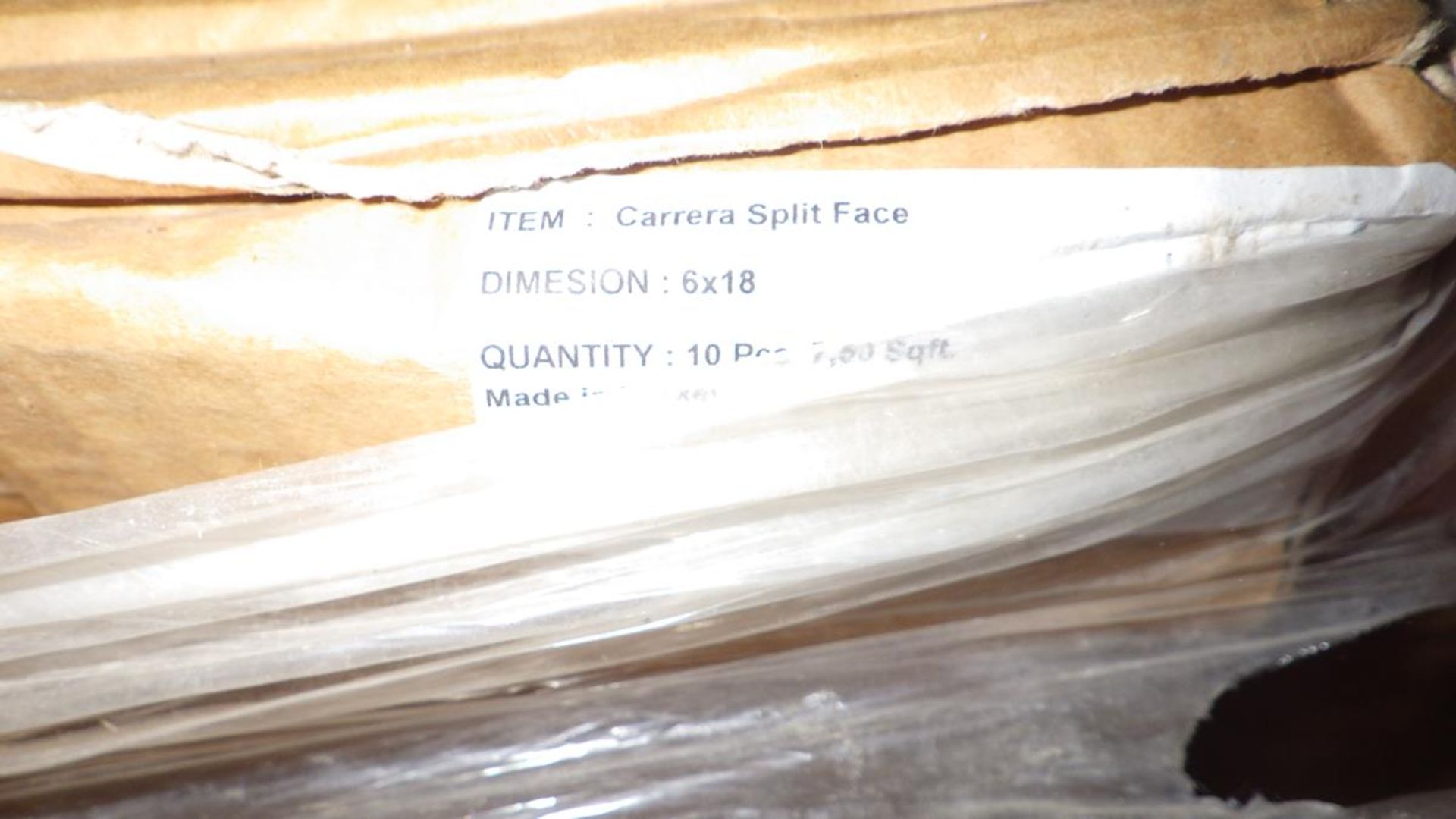 PALLET OF CARRERA SPLIT FACE CULTURE STONE 7 SQ FT PER BOX PRODUCT OF TURKEY - Image 4 of 4