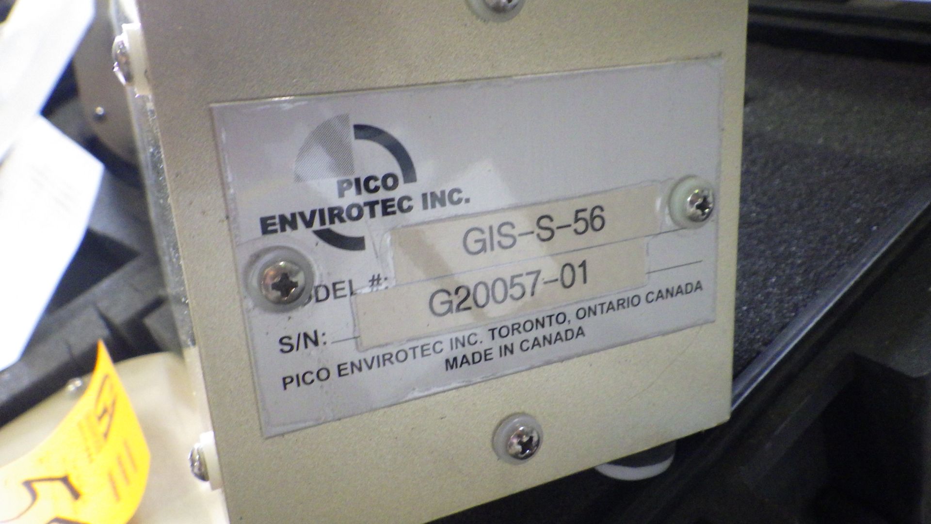 SCIENTIFIC DETECTION EQUIPMENT PICO ENVIROTEC INC MODEL GIS-S-56 G20057-01 - Image 4 of 5