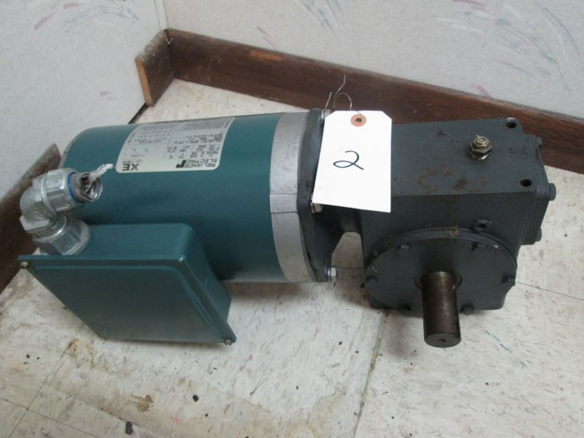 RELIANCE ELECTRIC ELT 1HP, SIDE MOUNT CHAIN DRIVE MOTOR - Image 3 of 4