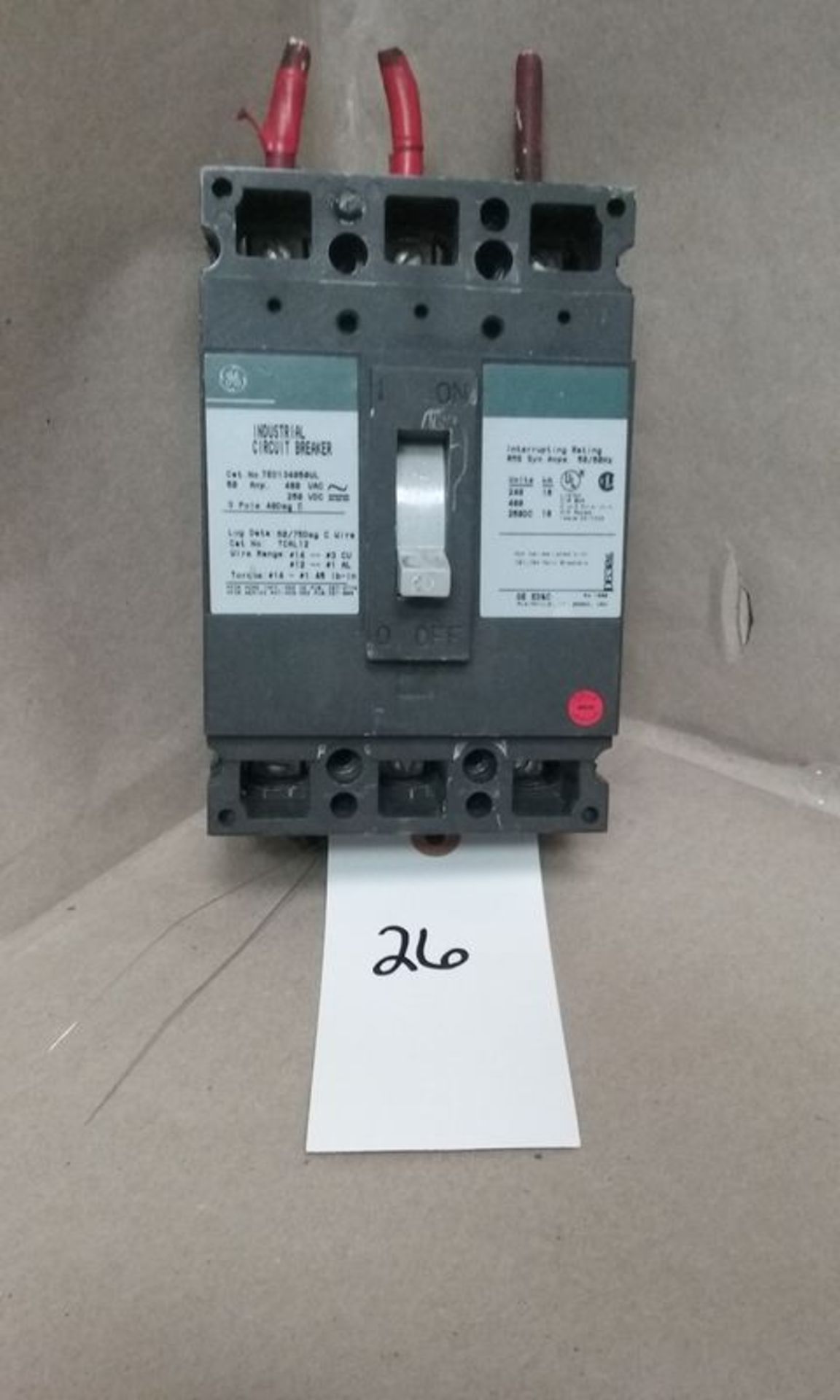 GENERAL ELECTRIC 50 AMP BREAKER