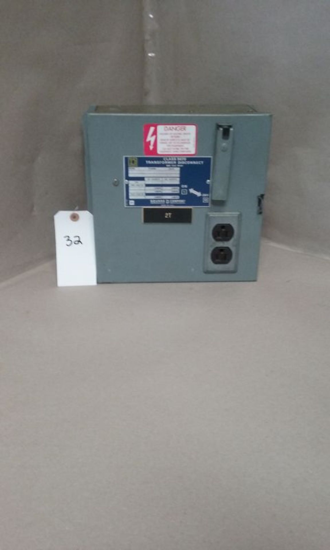 SQUARE D CLASS 9070 TRANSFORMER DISCONNECT