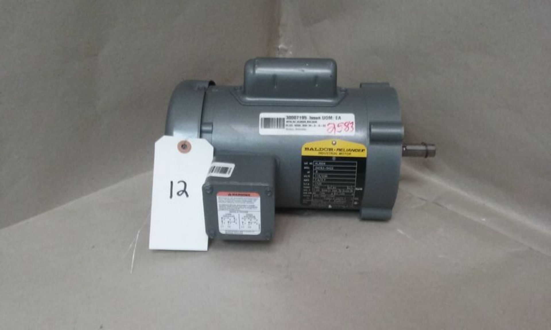 BALDOR 1/2 HP ELECTRIC MOTOR