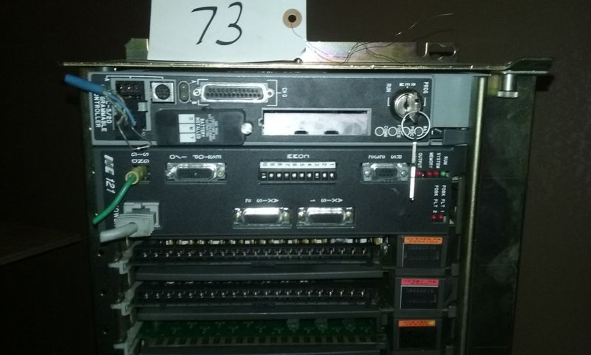 ALLEN BRADLEY 1771-A3B1C, 12-SLOT CHASSIS W/ CARDS & POWER SOURCE - Image 5 of 6