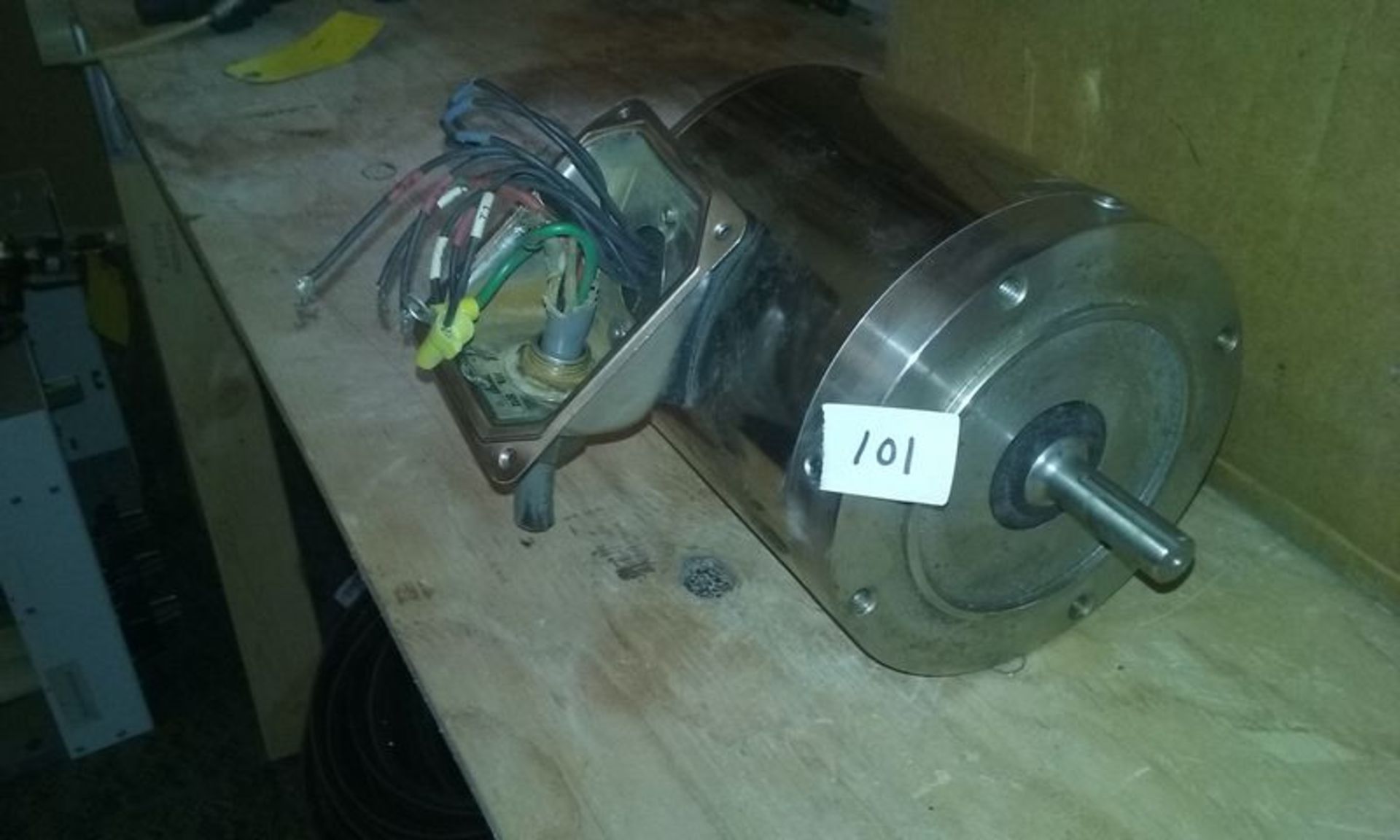 BREHOB ELECTRIC GEAR MOTOR, TYPE 33A3BEPM-5R, S/N F761588 AND STERLING ELECTRIC INC MODEL SBY034MCA - Image 6 of 10