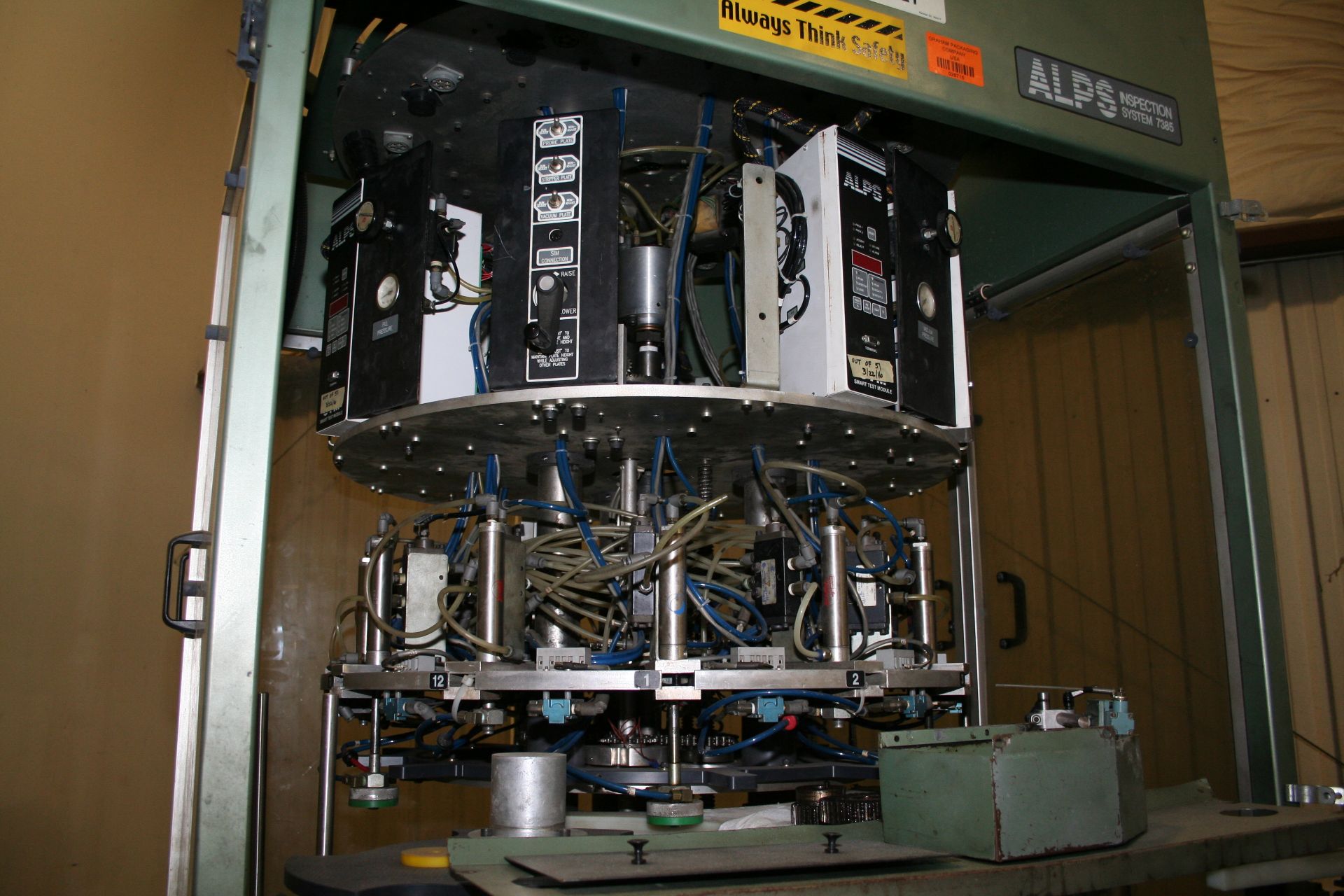 ALPS Inspection System 7385, 12 Station Rotary Leak Detector (Line 49)