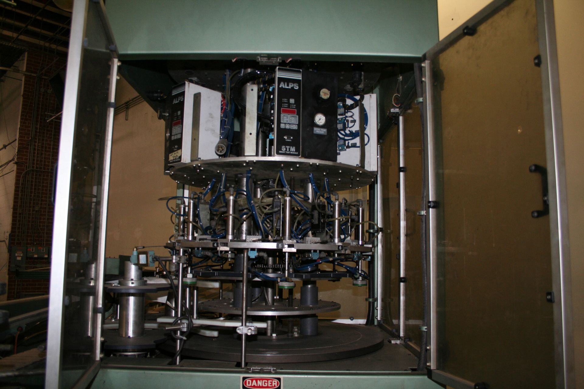 ALPS Inspection System 7385, 12 Station Rotary Leak Detector (Line 49)