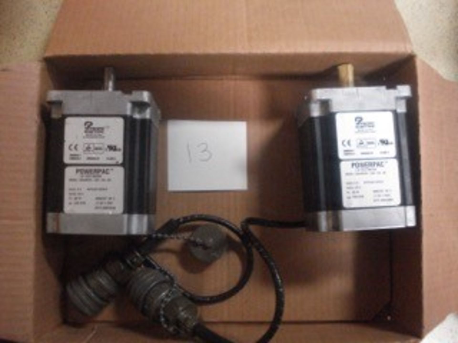 Lot of (2) small power pack servo motors