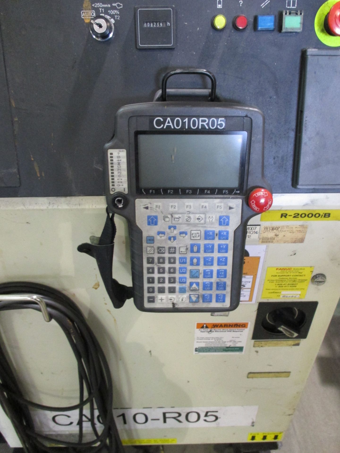 FANUC R-2000iB/210F W/ R-J3iC CTRL SN 82086 TEACH PEND., CABLES, SERVO WELD GUN & WTC WELD CONTROL - Image 6 of 12