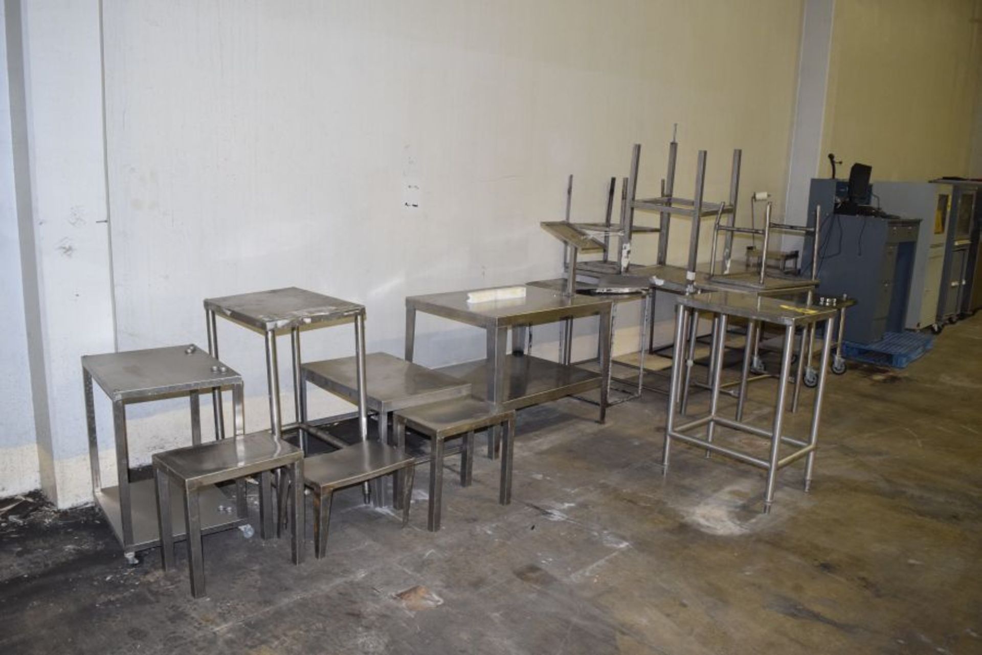Assorted S/S Tables