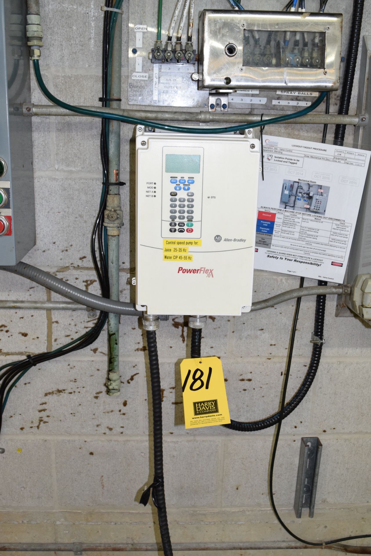 Allen Bradley Power Flex 70, 7.5 HP Variable Frequency Drives Rigging Charge:100 Skidding Charge:25