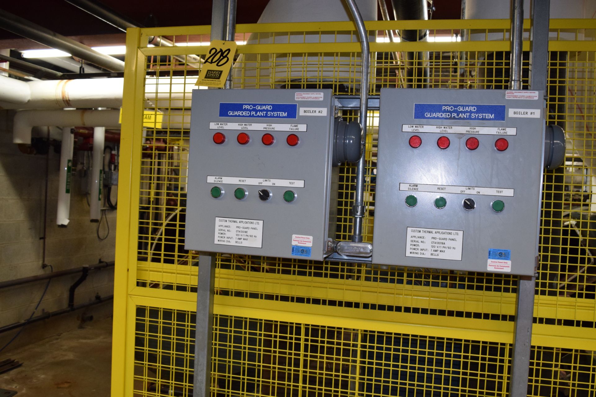 Pro Guard Boiler Warning Panels Rigging Charge:125 Skidding Charge:25
