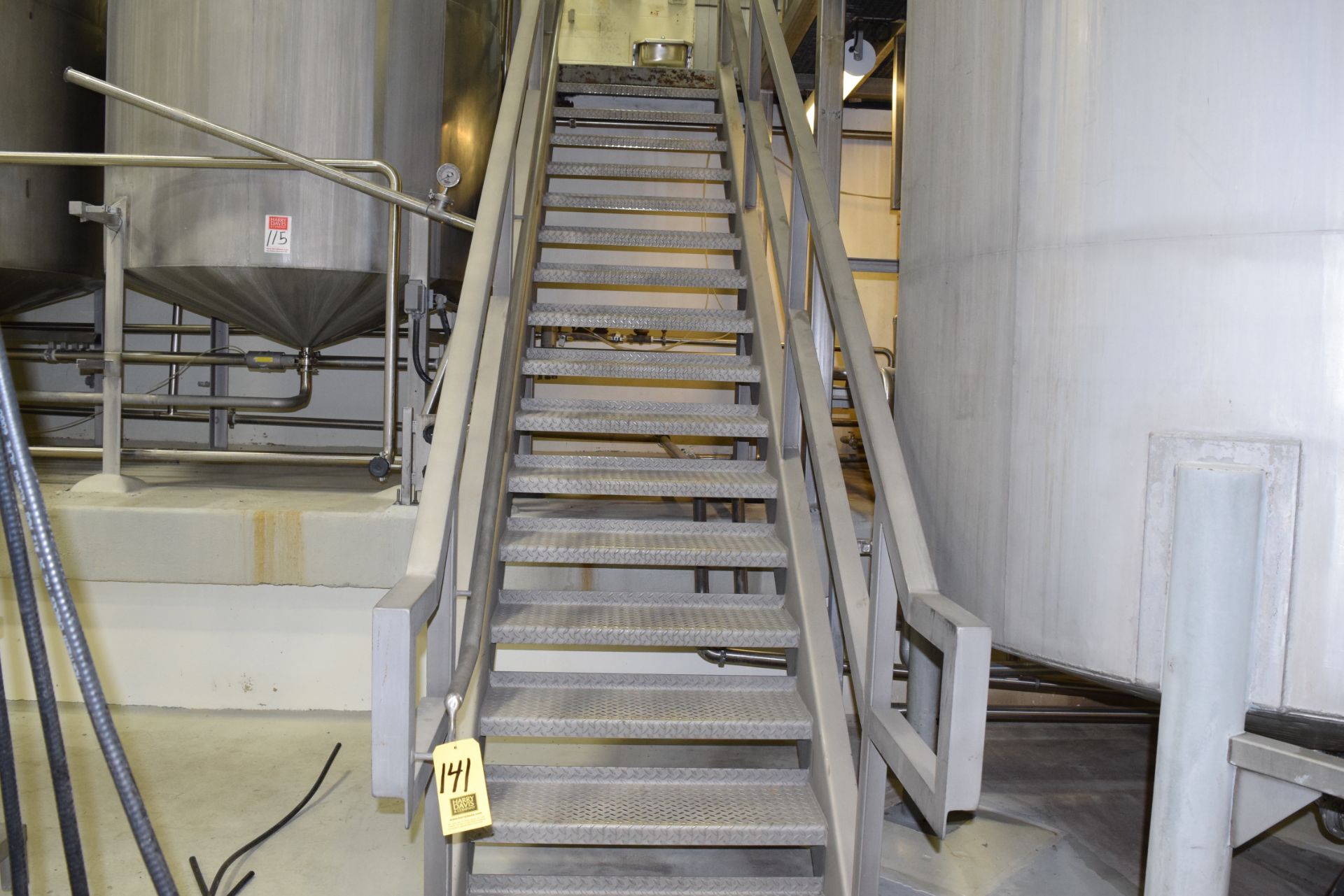 16-Step S/S Stairs with Safety Gate Rigging Charge:1500 Skidding Charge:25