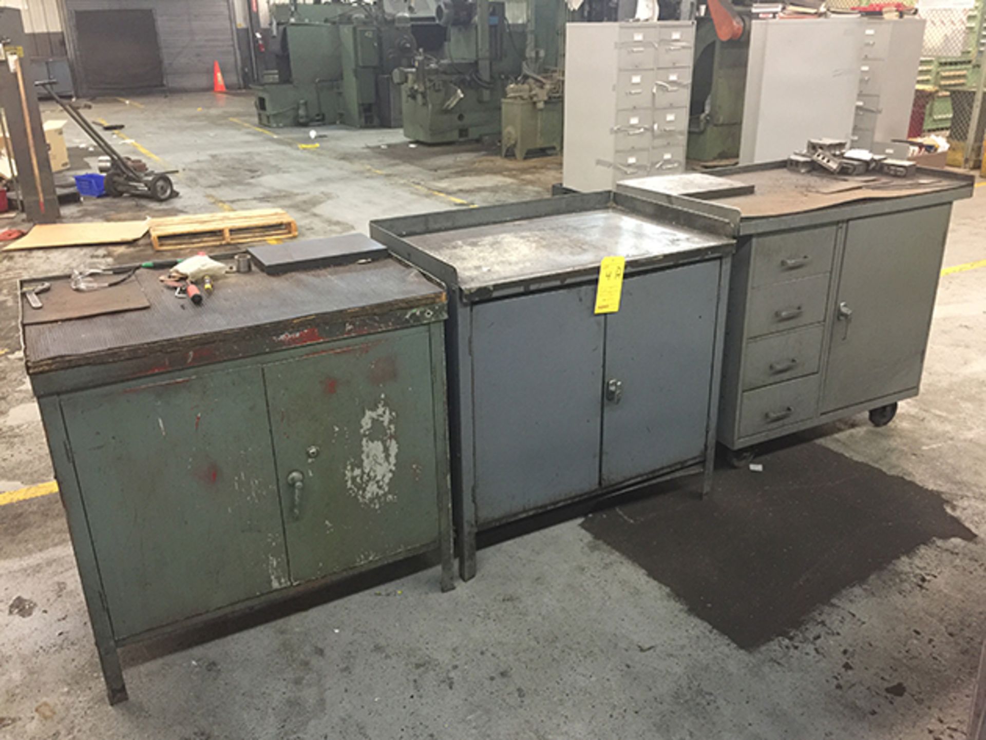 Lot of 3 Machinist Cabinets