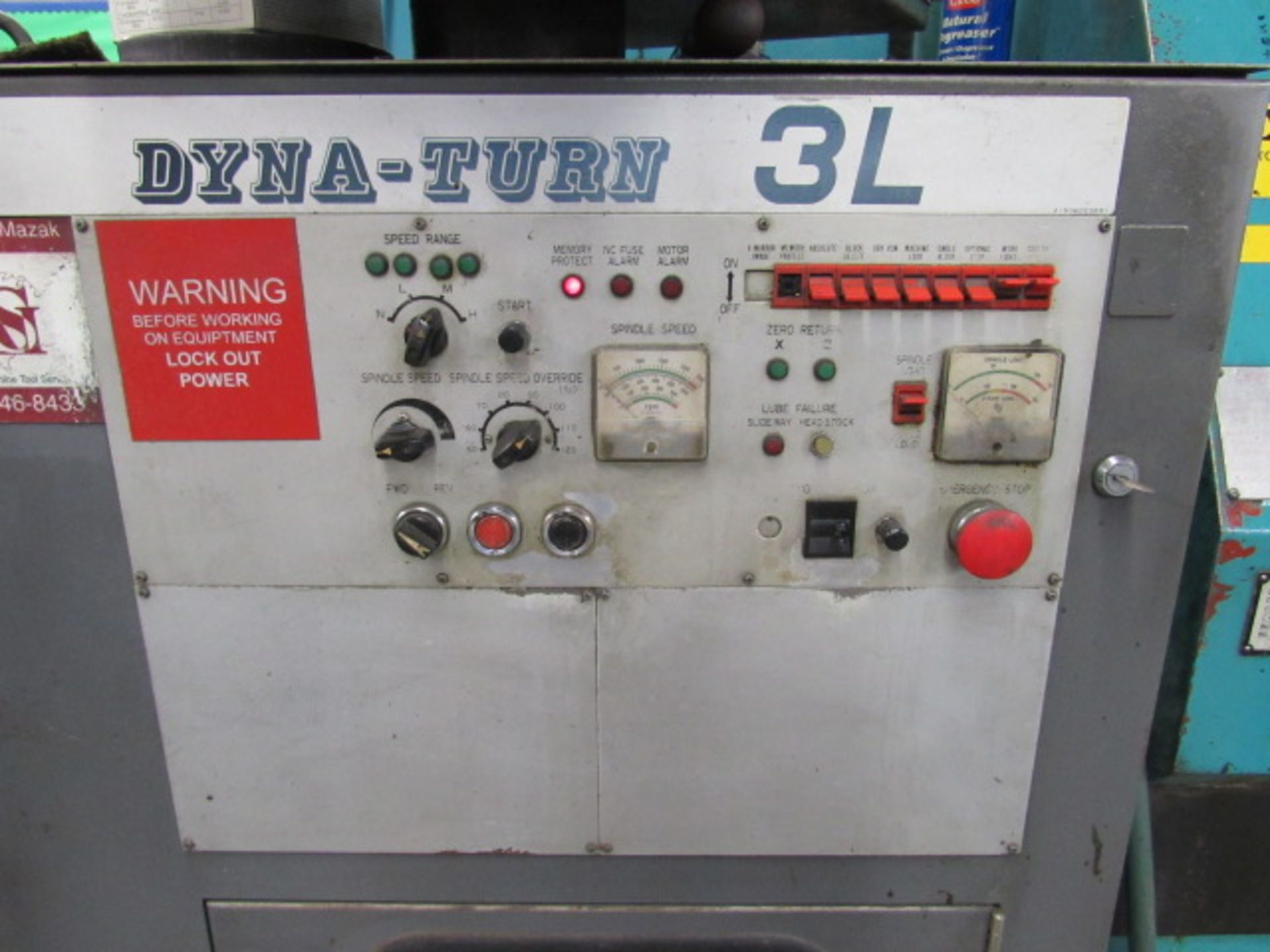 Mazak Dyna-Turn 3L CNC Lathe - Image 6 of 10