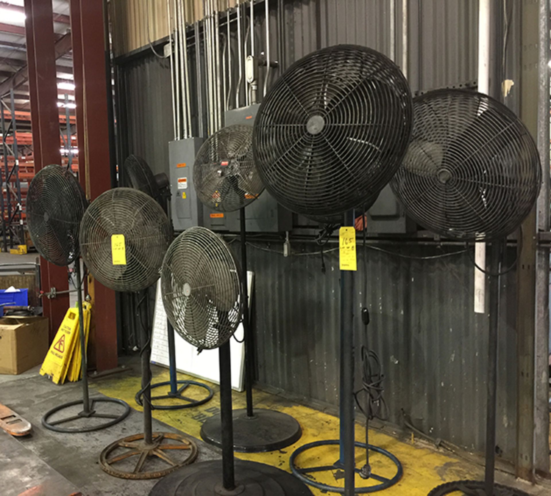 Lot of 8 Pedestal Floor Fans - Image 2 of 2