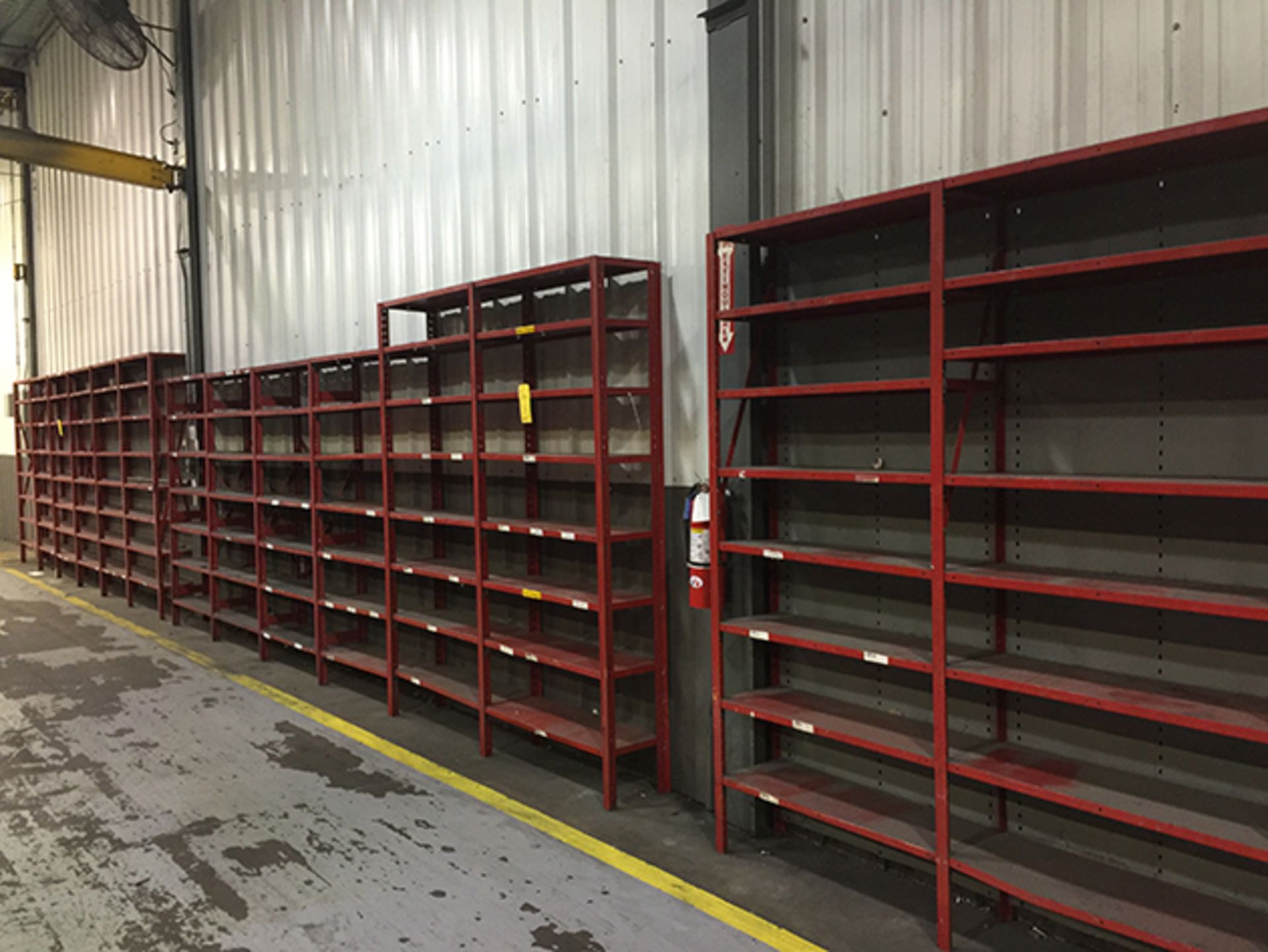 Lot of Shelving (Red)