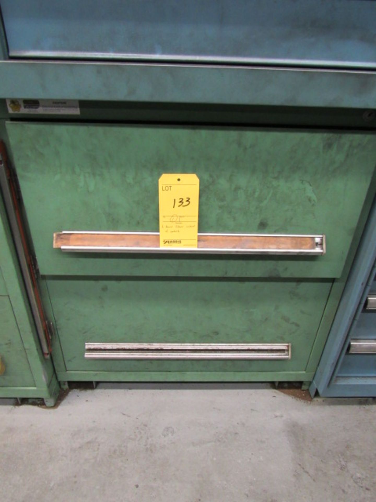 Vidmar 2 Drawer Tool Cabinet with Contents