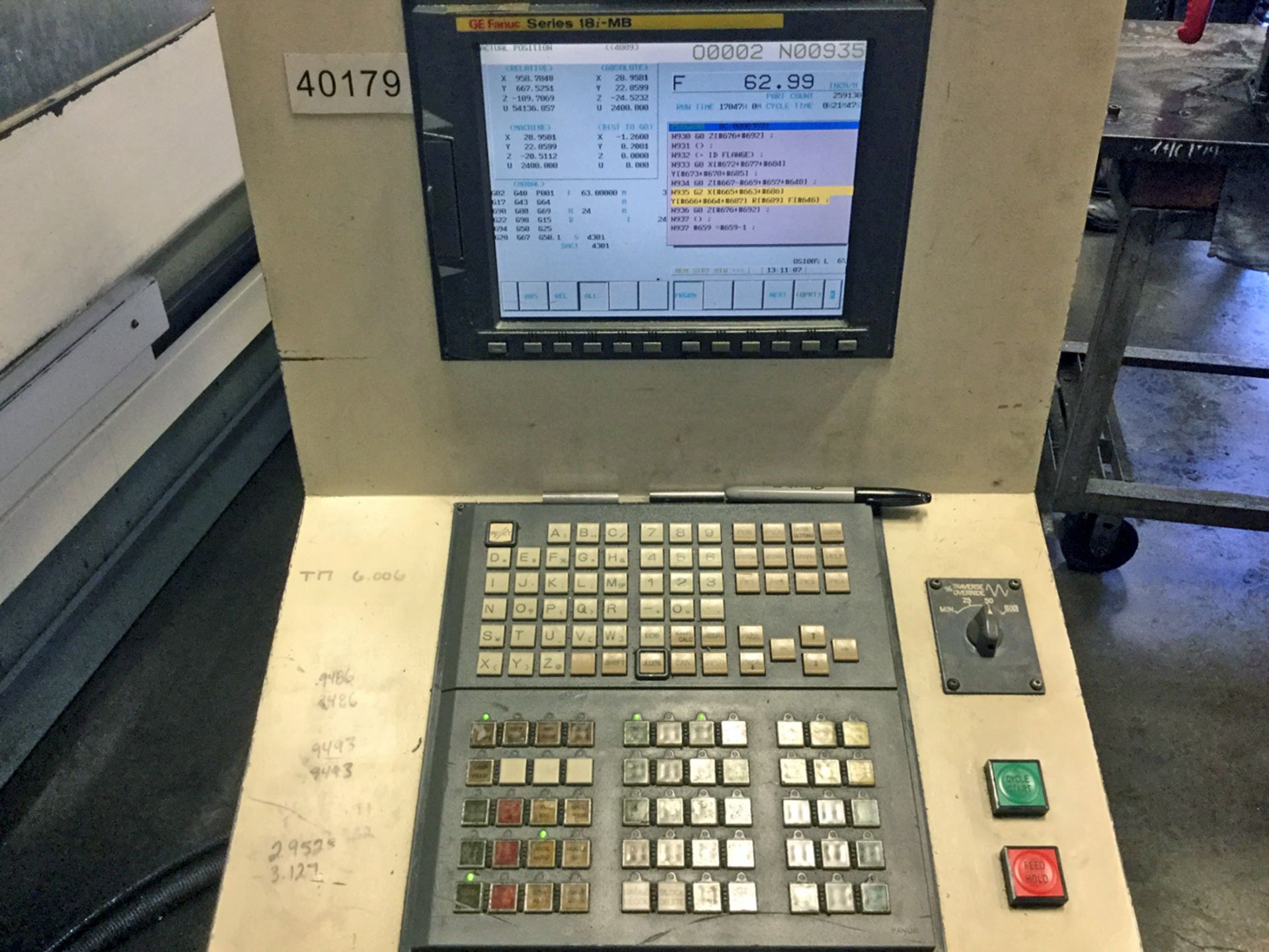 Cincinnati FTV 850/1800 CNC VMC - Image 7 of 11