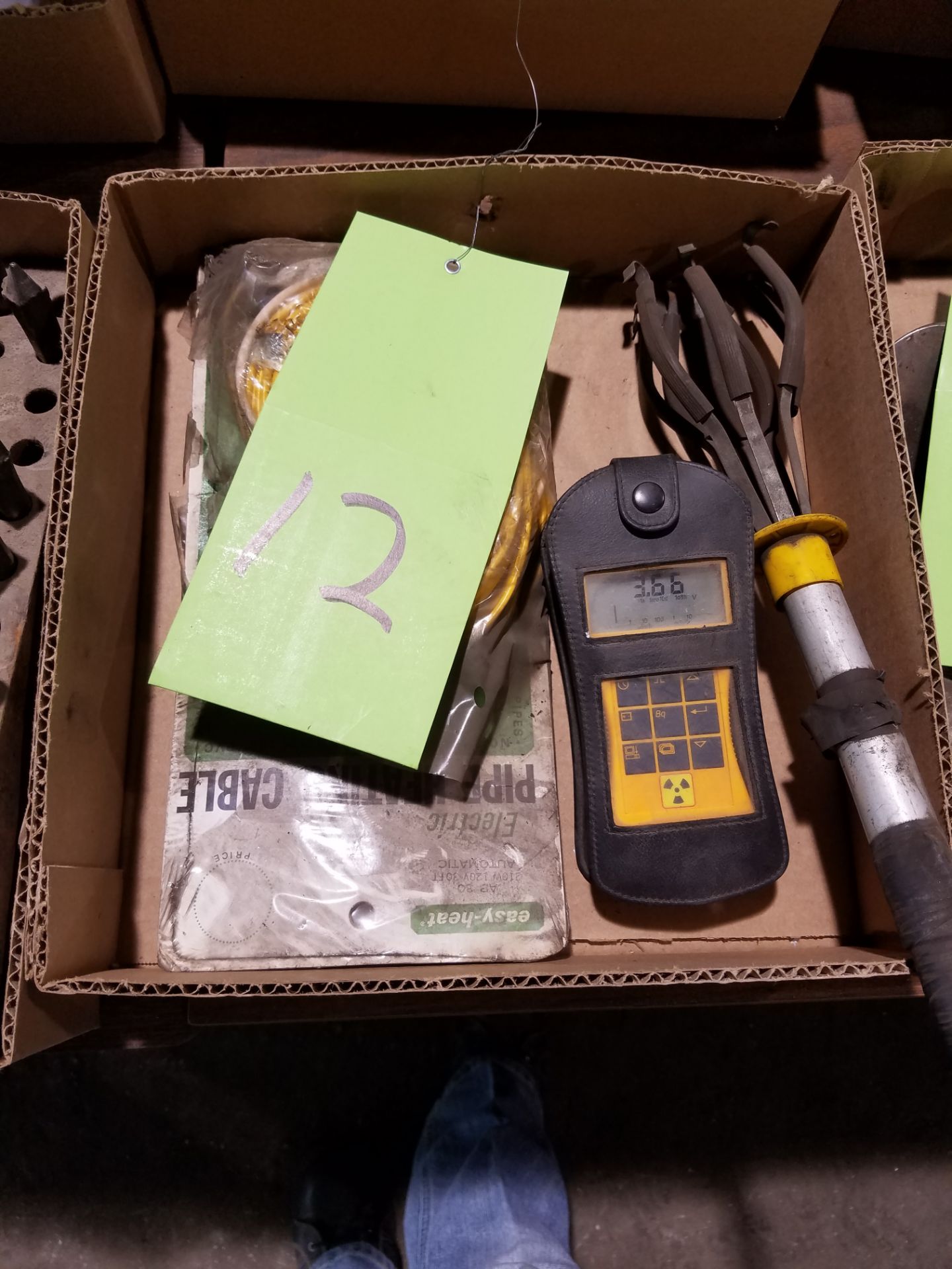 RADIATION TESTER, PIPE HEATER CABLE, ETC