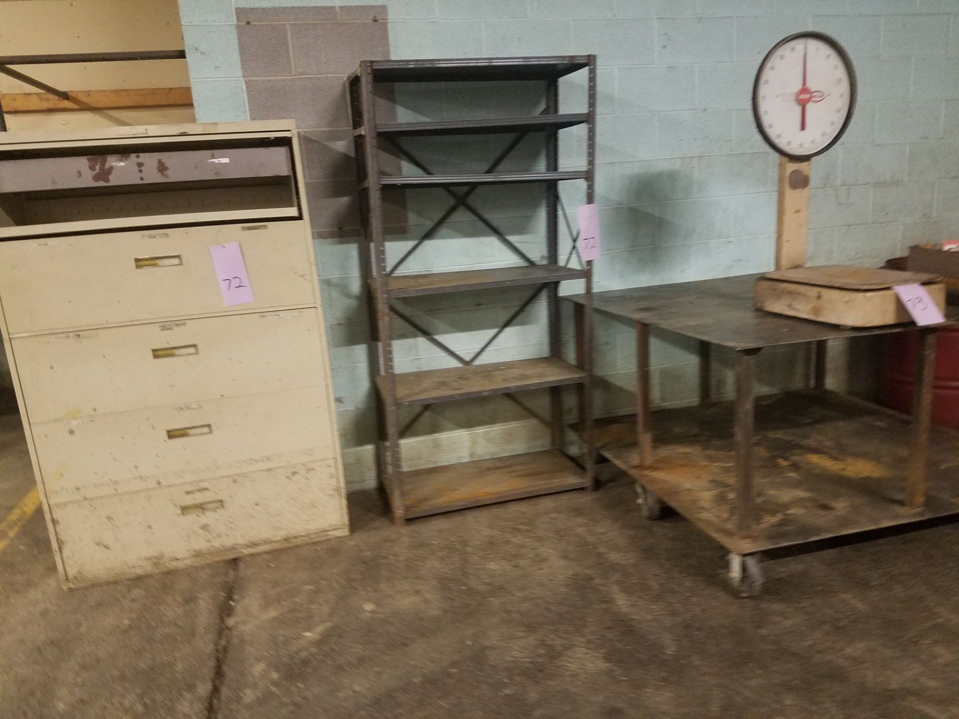 LATERAL FILE & STORAGE UNIT & ROLLER TABLE - Image 2 of 2