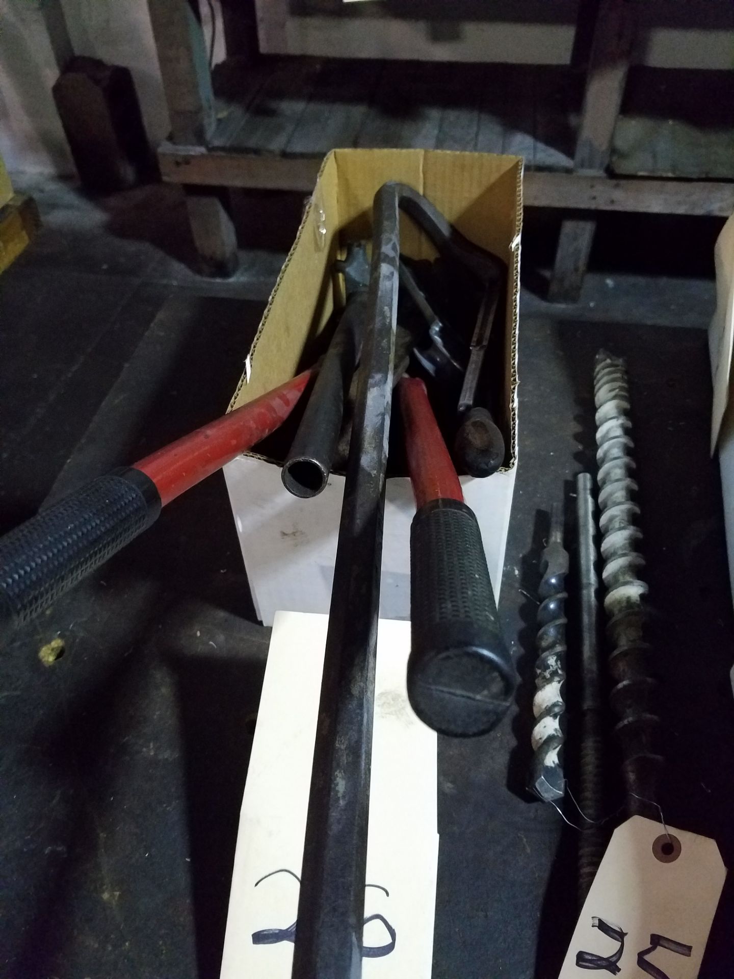 BOLT CUTTERS, PRY BARS, MISC HAND TOOLS