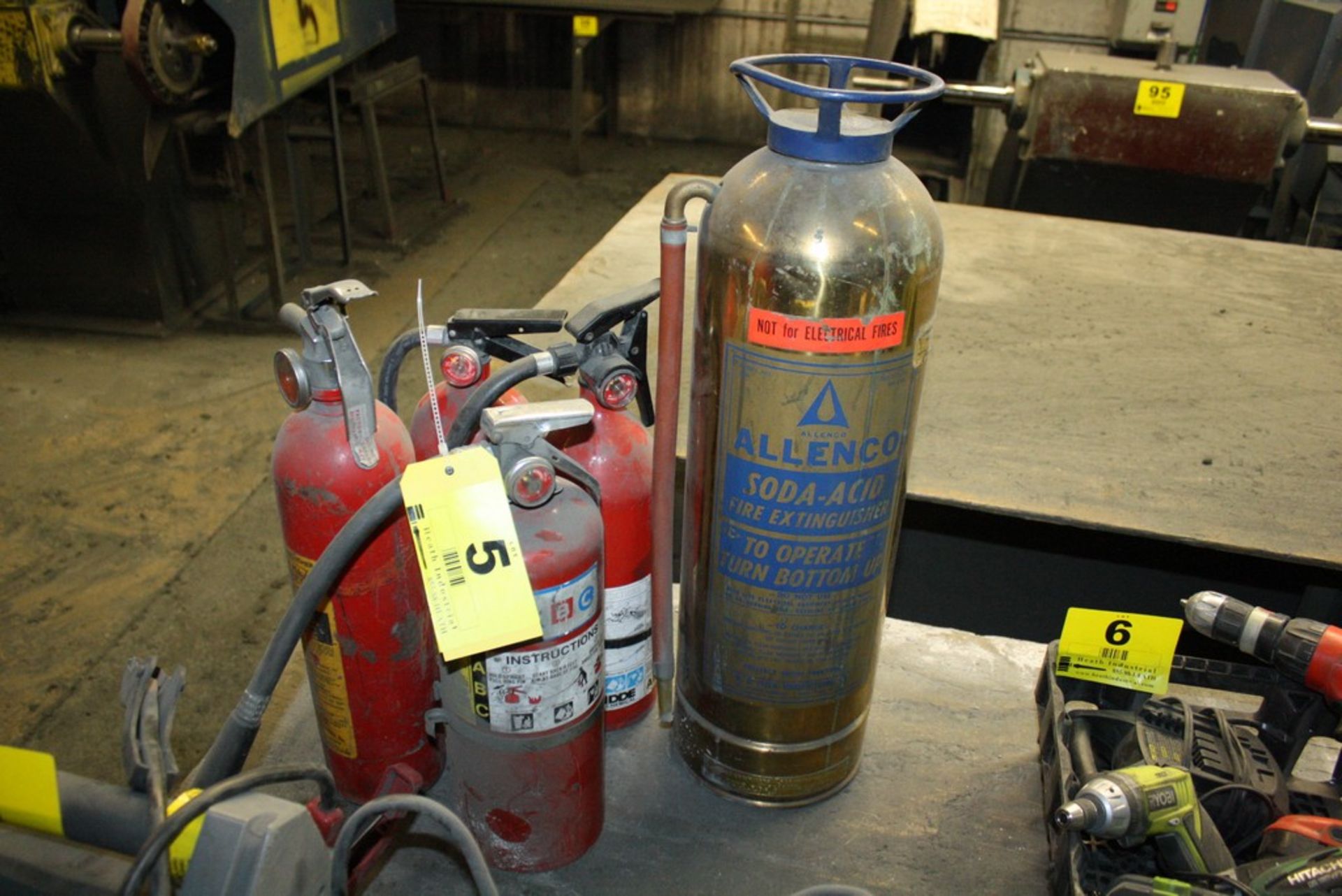 LOT: ASSORTED FIRE EXTINGUISHERS