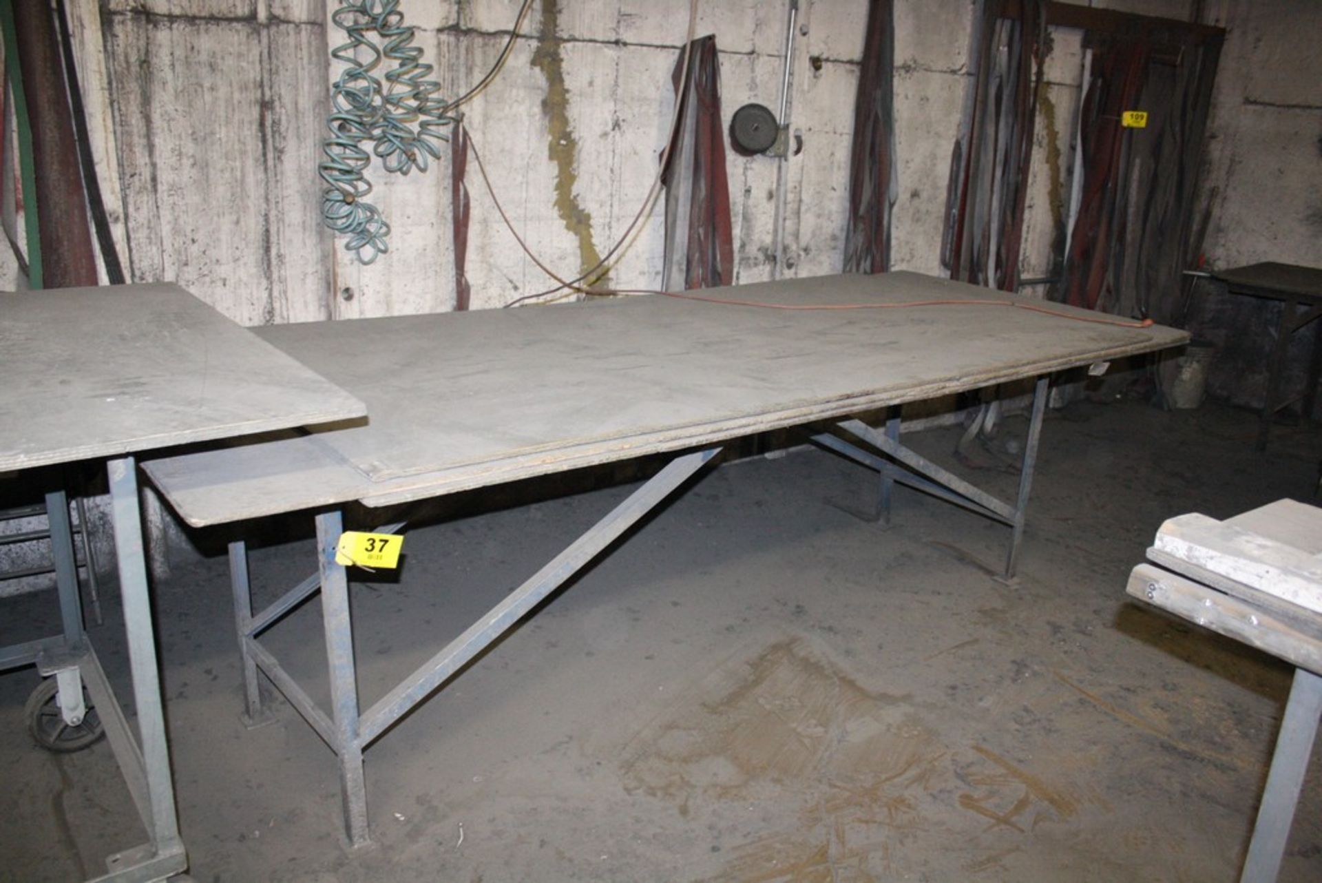 WORK BENCH 119" X 48" X 37"