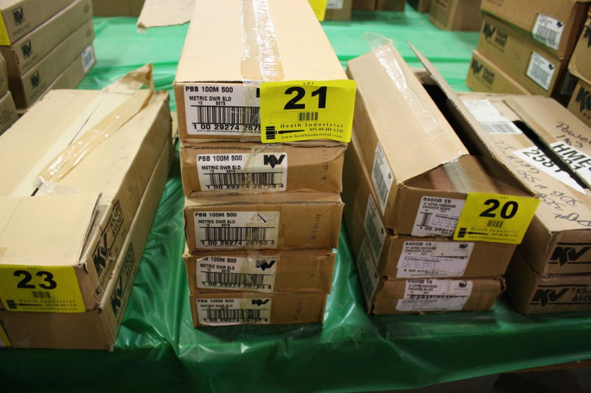 BOXES OF KNAPE & VOGT MODEL PBB100