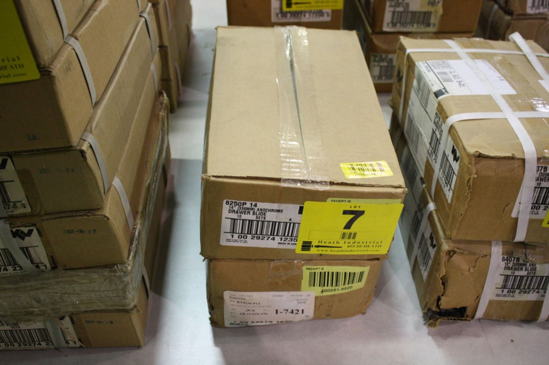 BOXES OF KNAPE & VOGT MODEL 8250P 14"