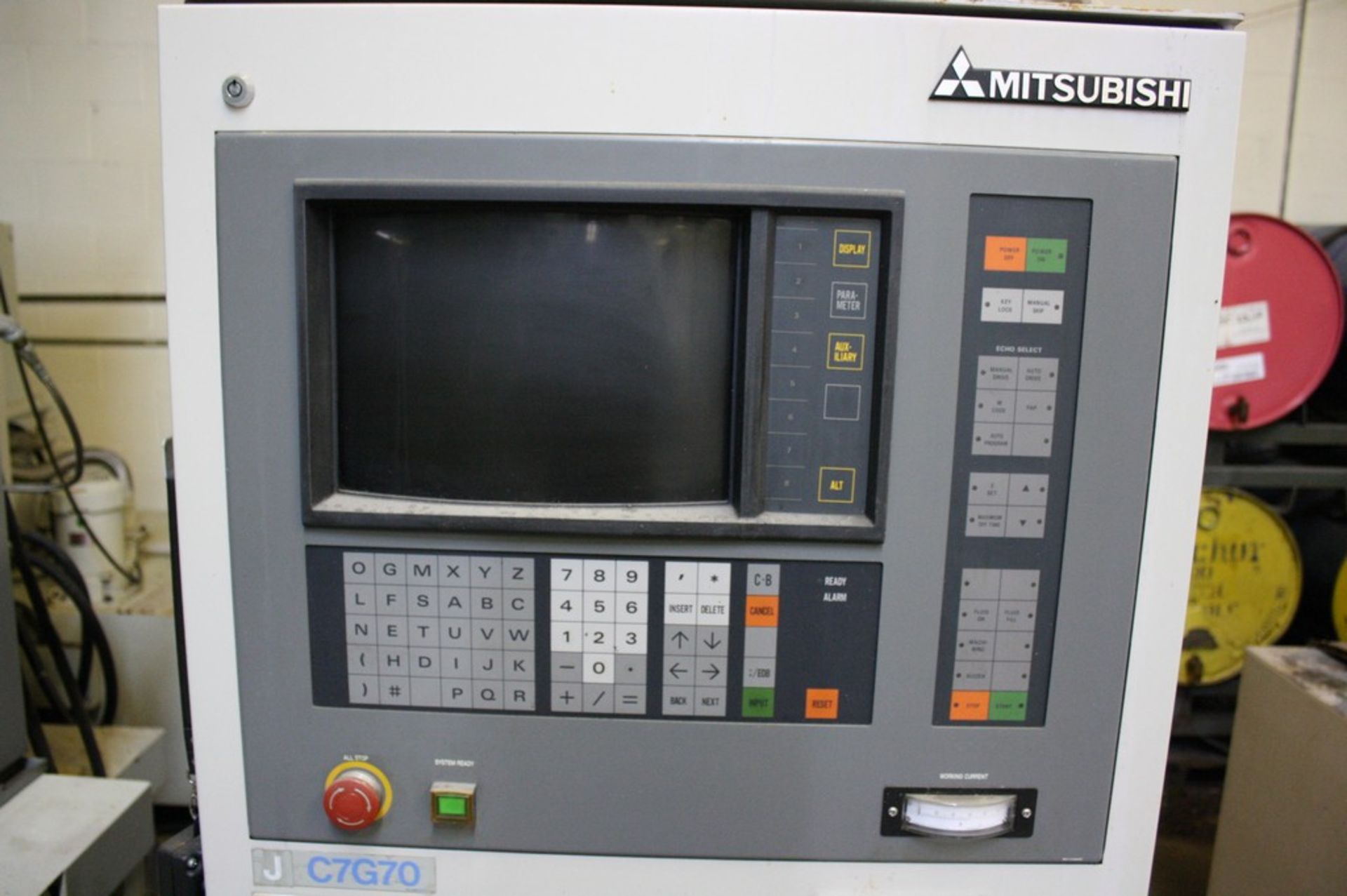 MITSUBISHI MODEL M55J CNC DIE SINKING EDM MACHINE, S/N 025J7139, Â 31-1/2â€ X 23-1/2â€ T-SLOTTED - Image 6 of 6