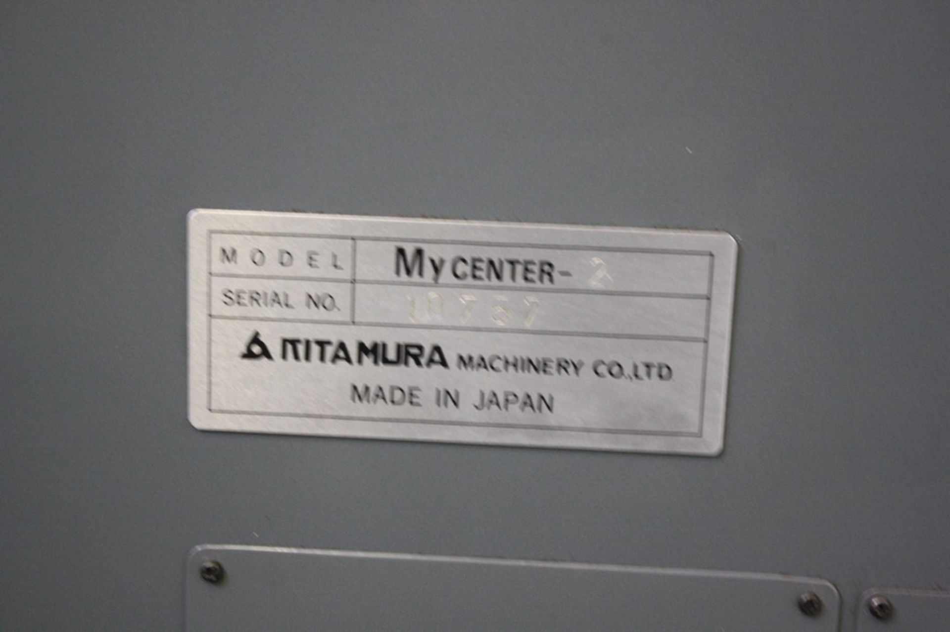 KITAMURA MODEL MYCENTER 2 CNC VERTICAL MACHINING CENTER, S/N 10557, 23â€ X-AXIS TRAVEL, 16.9â€ Y- - Image 7 of 7