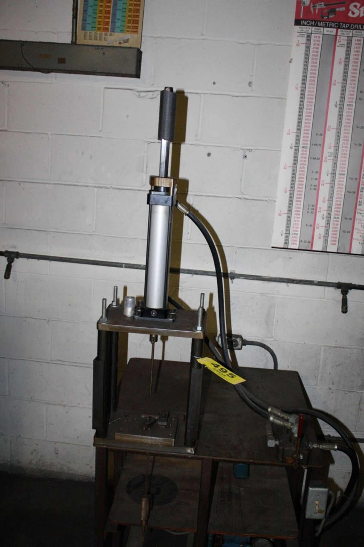 CUSTOM HYDRAULIC PRESS, WITH HYDRAULIC - Image 2 of 3