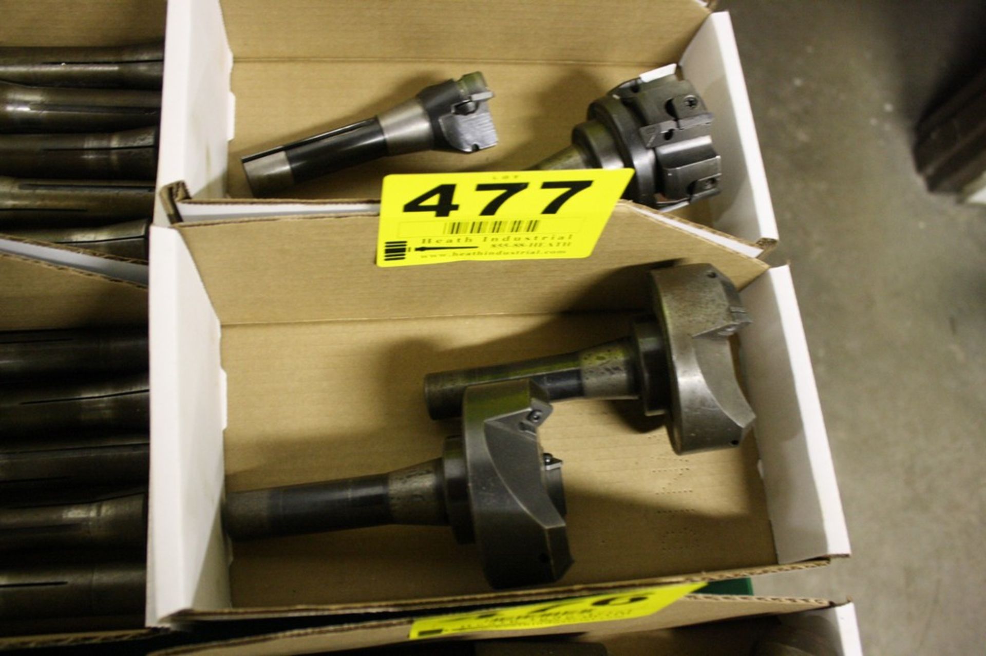 LOT: (2) R8 INDEXABLE FACE MILLS
