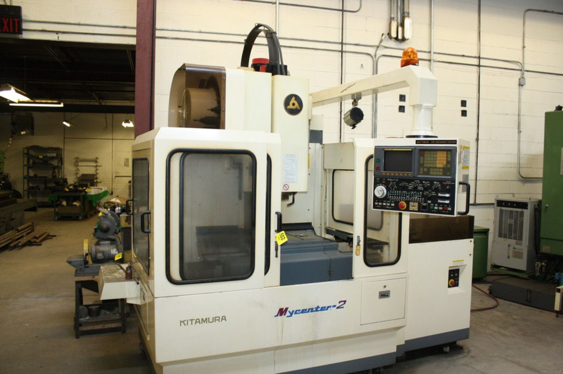 KITAMURA MODEL MYCENTER 2 CNC VERTICAL MACHINING CENTER, S/N 10557, 23â€ X-AXIS TRAVEL, 16.9â€ Y-